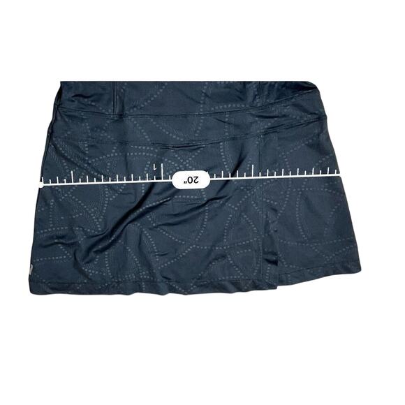 Lole Momentum UPF 50+ Black Split Flap Tank Sports Dress LARGE Activewear Casual - Picture 5 of 11